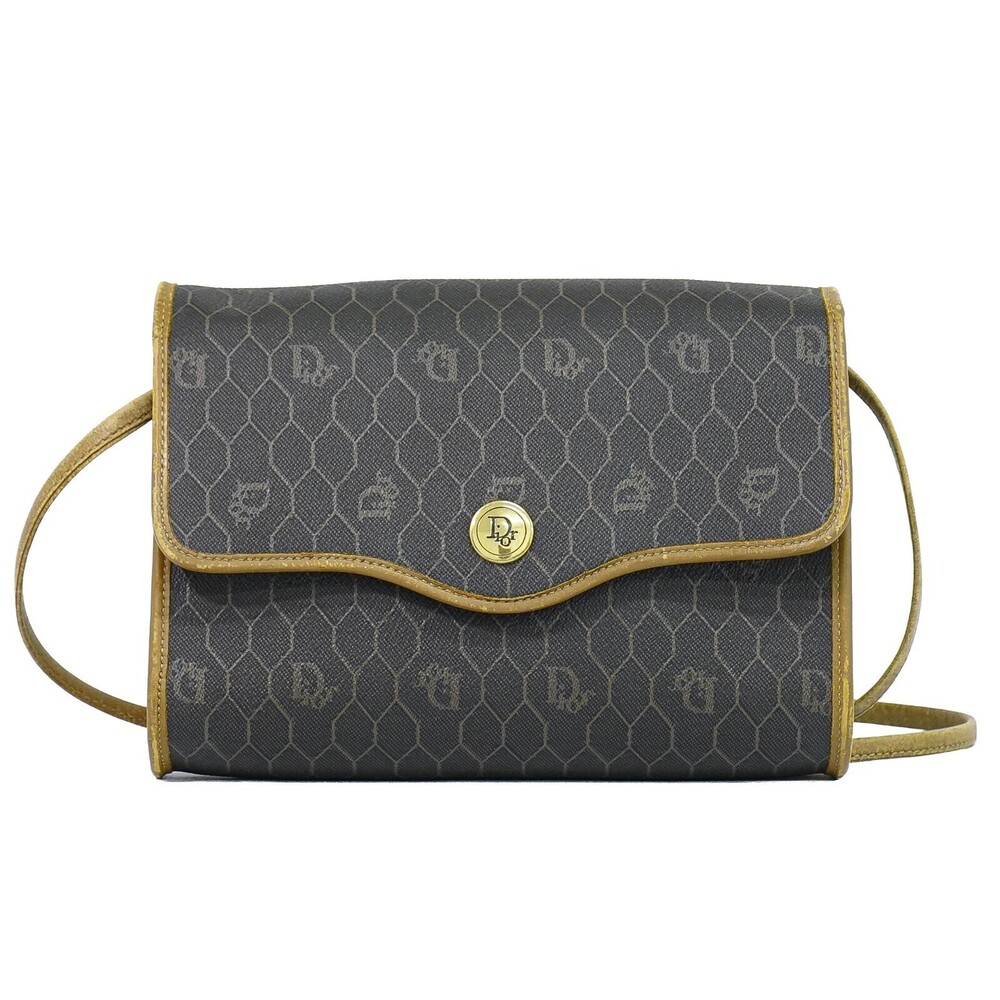 Christian Dior Vintage Honeycomb Canvas
